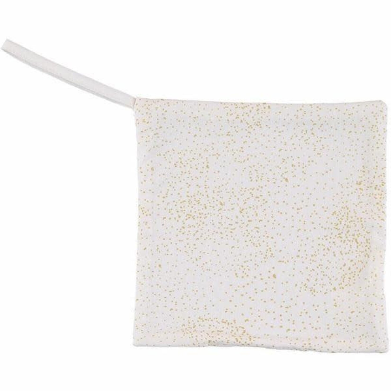 Nobodinoz Attache sucette dodo Gold Bubble White 19x19 cm