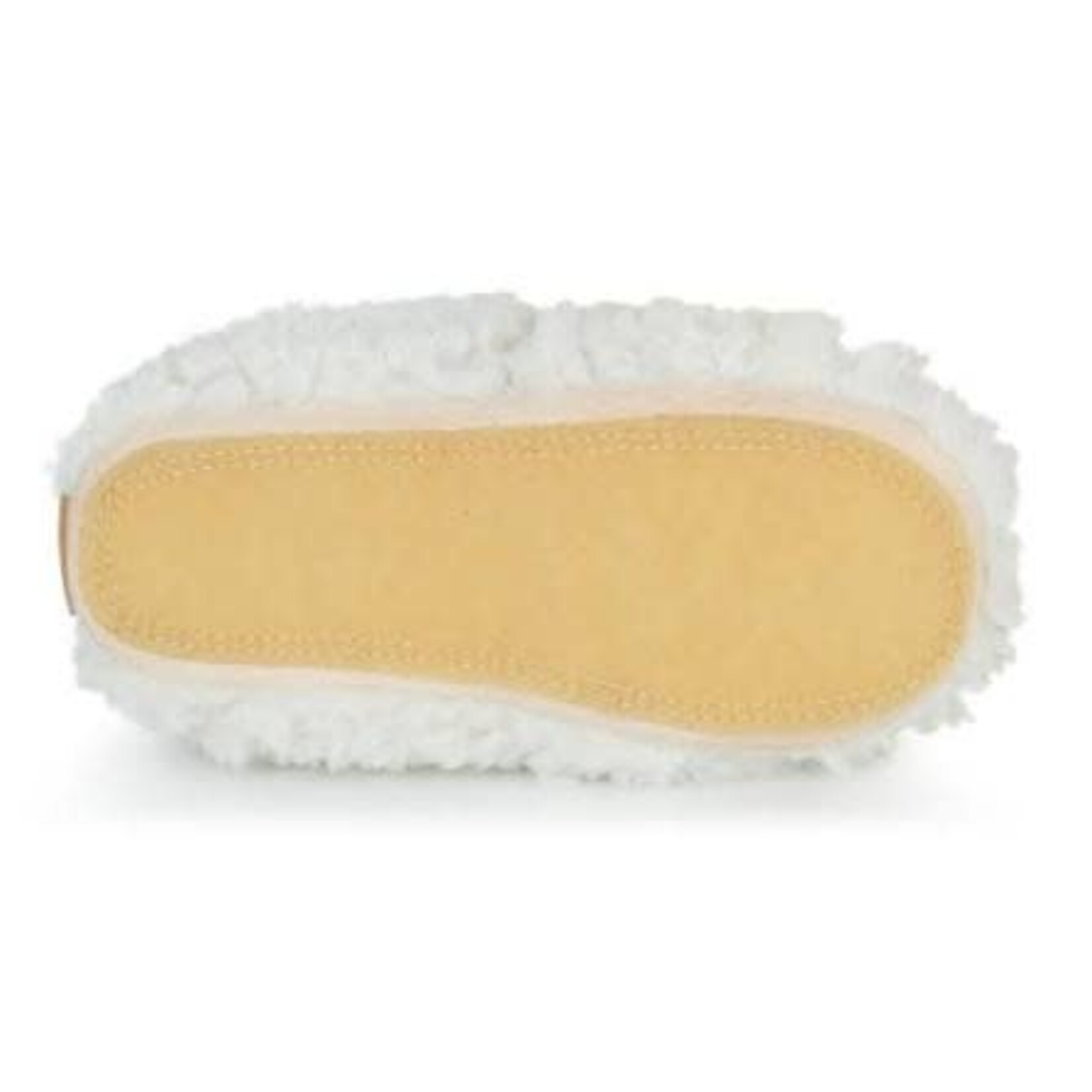 Easy Peasy Chaussons My Blublu Etoile Mouton Blanc Mou avec Patins 6-12M 18-19