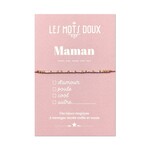 Les mots doux Bracelet en Code Morse  - Maman  - plaqué Or Maman Rose Pale Or