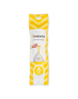 Brabantia Afvalzakken PerfectFit A, 3L, 20 stuks