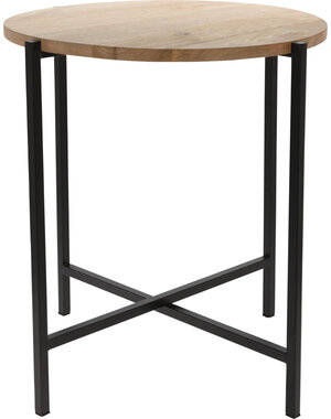 Home & Styling Tafel rond hout diameter 45cm