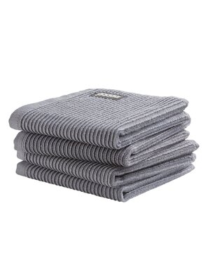 DDDDD Vaatdoek Basic Clean grijs set/4