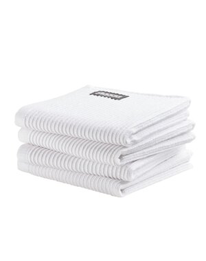DDDDD Vaatdoek Basic Clean wit set/4