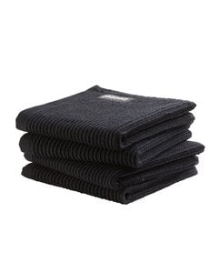 DDDDD Vaatdoek Basic Clean zwart set/4