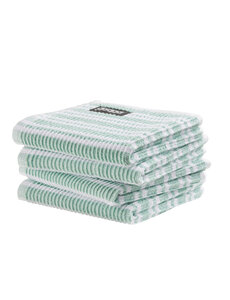 DDDDD Vaatdoek Stripe pastelgroen-wit set/4