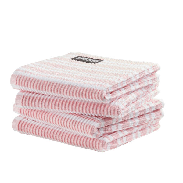 DDDDD Vaatdoek Classic Clean pastel roze set/4