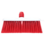 Vero Bezem rood kunststof kunstvezel 30 cm