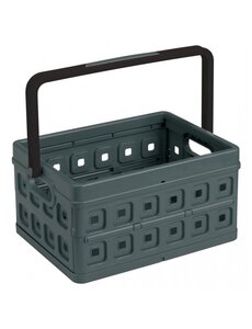 Sunware Boodschappenkrat met handgreep 24L antraciet Square