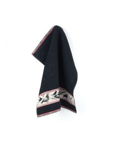 Bunzlau Castle Keukendoek Birds Black