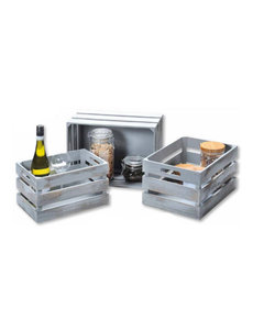 Kesper Kratten set 3 grijs