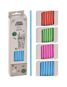  Rietjes kunststof set van 50 4 assorti