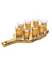 Kesper Borrelglas/Shotglas drager met 8 glaasjes