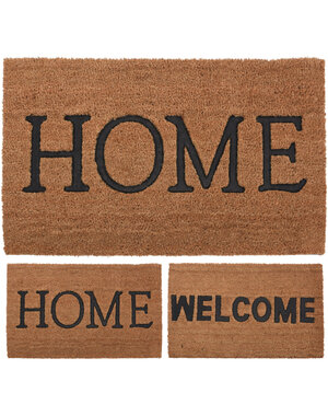 Excellent Houseware Deurmat kokos 45x75cm Welcome