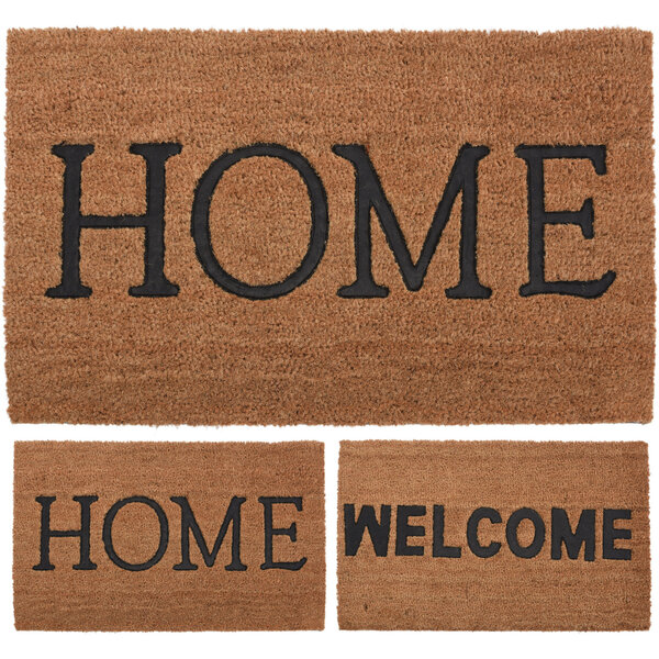 Excellent Houseware Deurmat kokos 45x75cm Welcome