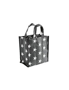 Genius Flessentas met 6 vakken grijs met witte sterren