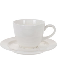 Kop en Schotel 250ml Porselein