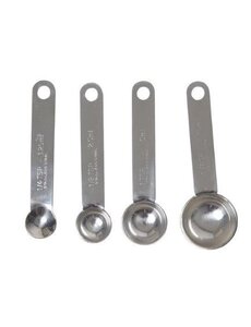 Cosy & Trendy Maatlepels Set-4 RVS