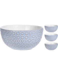 Siaki Schaal aardewerk 14cm 3 assorti