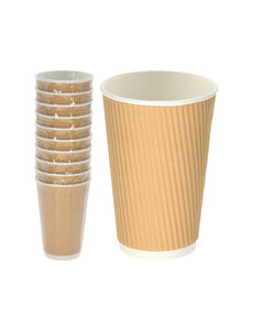  Beker papier wegwerp 250ml 10stuks