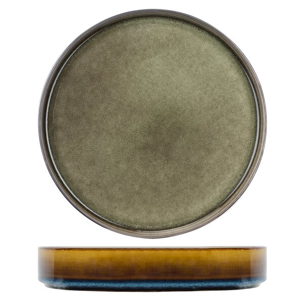 Cosy & Trendy Diep bord green 23x4,3cm Quintana