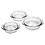 Bohemia Cristal Ovenschaal met deksel set-3 stuks