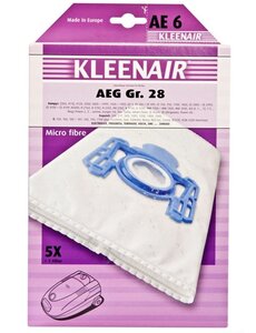 Kleenair 4 Stofzakken AEG AE6 sms + 1 filter Kleenair