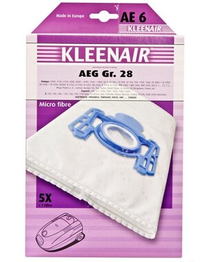 Kleenair 4 Stofzakken AEG AE6 sms + 1 filter Kleenair
