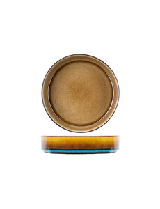 Cosy & Trendy Diep bord Amber 19,5x5,2cm Quintana