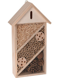  Insectenhotel hout 20x8,5x36cm