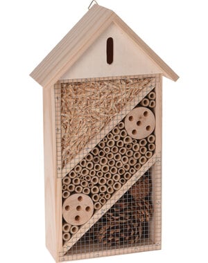  Insectenhotel hout 20x8,5x36cm