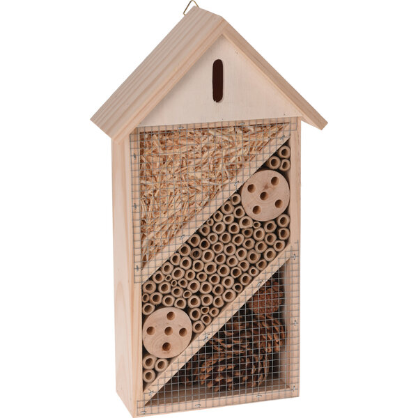 Insectenhotel hout 20x8,5x36cm