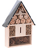  Insectenhotel hout metalen dak 28x8,8x39,5cm