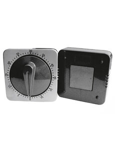 My Basics Kookwekker Vierkant RVS Zwart