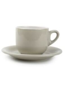 BonBistro Kop en schotel 0.2l Grijs