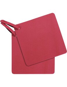 Spring Pannenlap s/2 rood/zwart Spring Grips