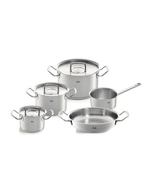 Fissler Pannenset Original Profi 5-delig RVS deksels Fissler