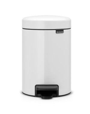 Brabantia Pedaalemmer NewIcon 3 liter White