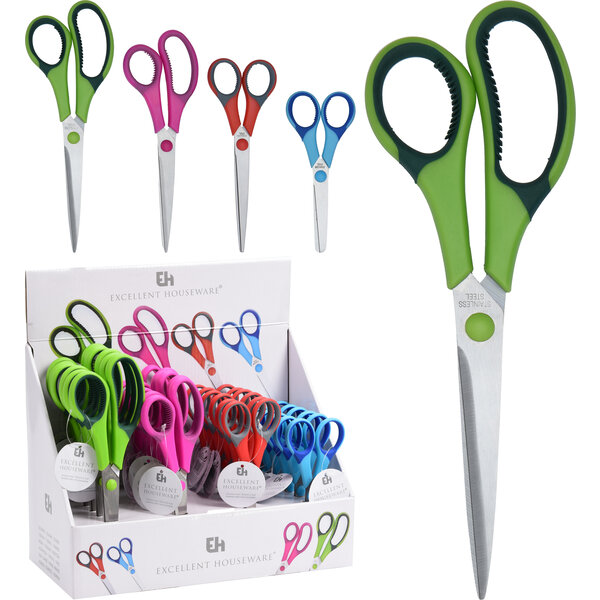 Excellent Houseware Schaar 14cm 4 assorti