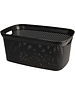Storage Solutions Wasmand 35L zwart kunststof