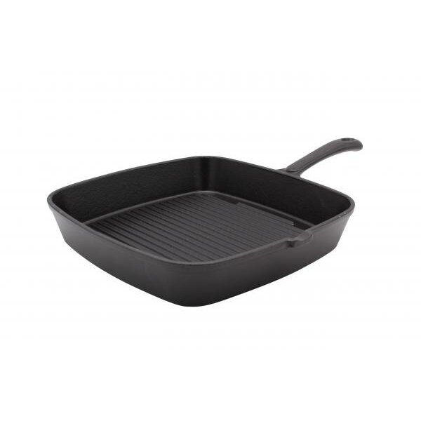 Fontignac GIETIJZEREN BRAADPAN 29 CM OVAAL ZWART