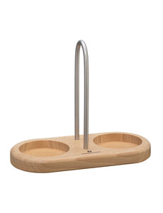 Zassenhaus Peper-/zoutmolen houder met greep beuken