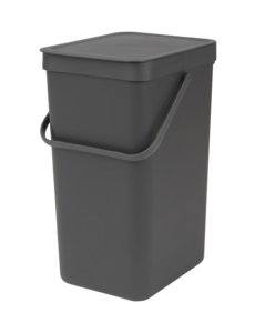 Brabantia Afvalemmer Sort & Go 16 liter Grey