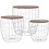 Home & Styling Bijzettafel set 3dlg wit