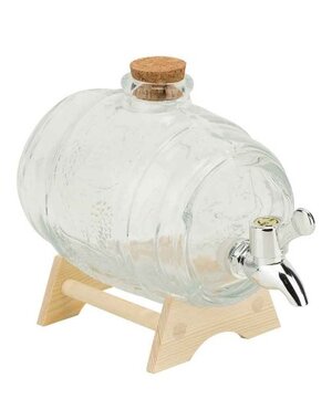 Cosy & Trendy Drankdispenser 1 liter op houten standaard