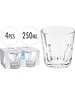 Excellent Houseware Drinkglazenset 4dlg 250ml