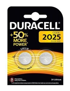 Duracell Knoopcel batterijen CR2025 Lithium Duracell