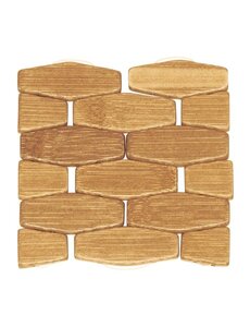 Westmark Onderzetter Bamboe 10x10cm set 4 stuks