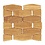 Westmark Onderzetter Bamboe 10x10cm set 4 stuks