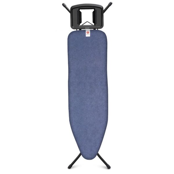 Brabantia Strijkplank B 124x38cm strijkijzerhouder Denim Blue