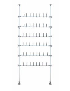 Wenko Telescopisch opbergsysteem voor schoenen wit Herkules